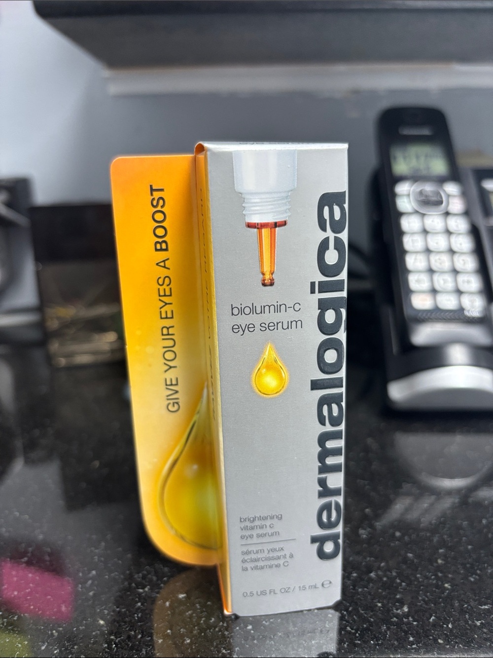 dermalogica Biolumin-C Eye Serum — Orange and Silver Packaging